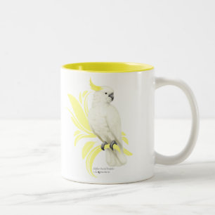 Sulphur Crested Cockatoo Two-Tone Coffee Mug