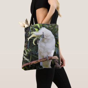 Sulphur-Crested Cockatoo Waves at the Photographer Tote Bag