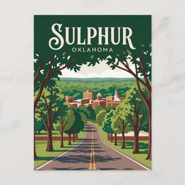 Sulphur USA Postcard (Front)