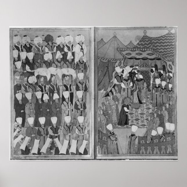 Sultan Ahmed III Distributing Money Poster (Front)