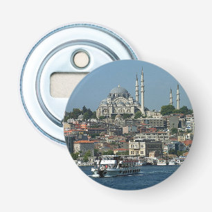  Sultan Ahmed & Istanbul panorama, Turkey / party Bottle Opener