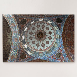 Sultan Ahmed Mosque. Interior. Design. Jigsaw Puzzle