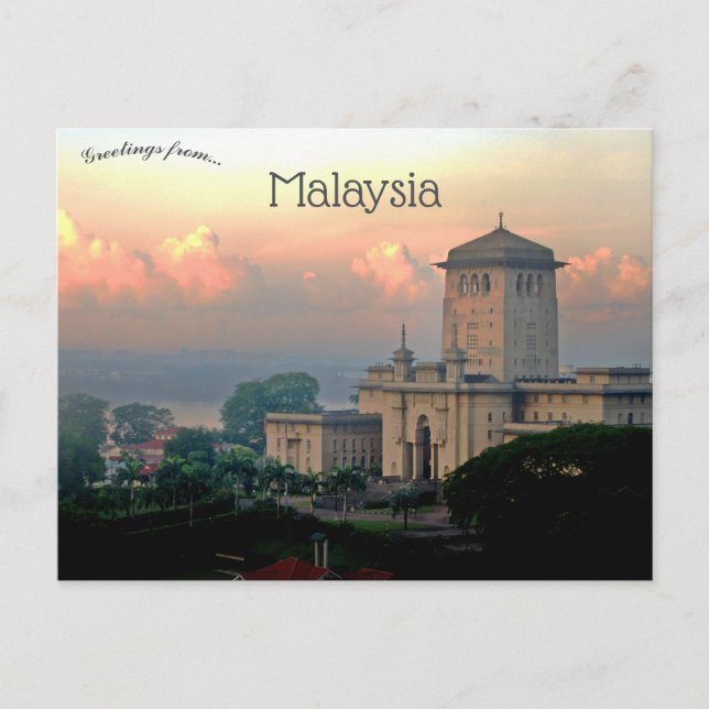 Sultan Ibrahim Building Johor Malaysia Postcard (Front)