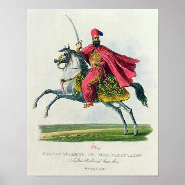 Sultan Mahmud II  1829 Poster (Front)