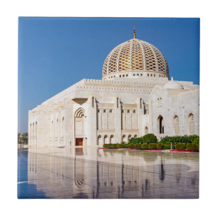 Sultan Qaboos Grand Mosque in Muscat, Oman Ceramic Tile