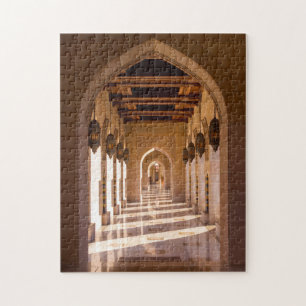 Sultan Qaboos Grand Mosque in Muscat, Oman Jigsaw Puzzle