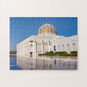 Sultan Qaboos Grand Mosque in Muscat, Oman Jigsaw Puzzle