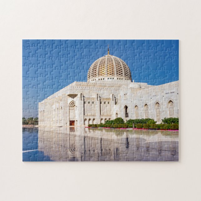 Sultan Qaboos Grand Mosque in Muscat, Oman Jigsaw Puzzle (Horizontal)