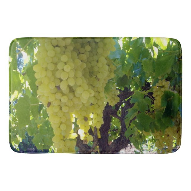 Sultana Grapes On A Grape Vine,  Bath Mat (Front)