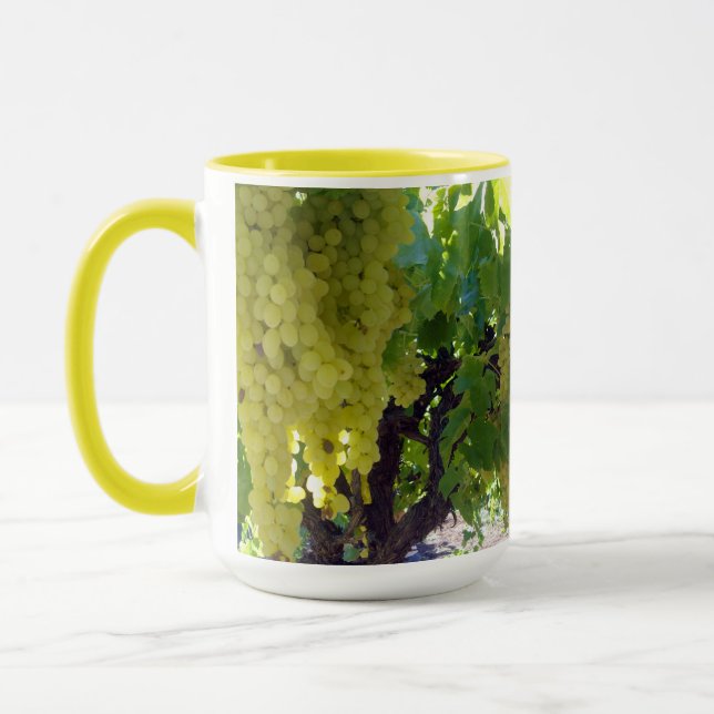 Sultana Grapes On A Grape Vine,  Mug (Left)