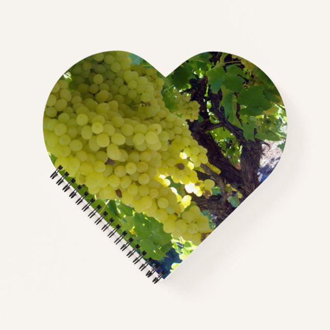 Sultana Grapes On A Grape Vine,  Notebook (Front)