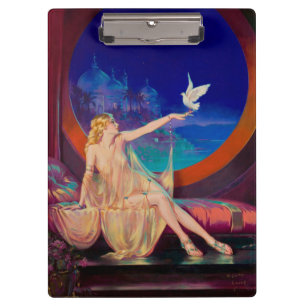 Sultana the Arabian Sultan's Concubine 1925 Clipboard