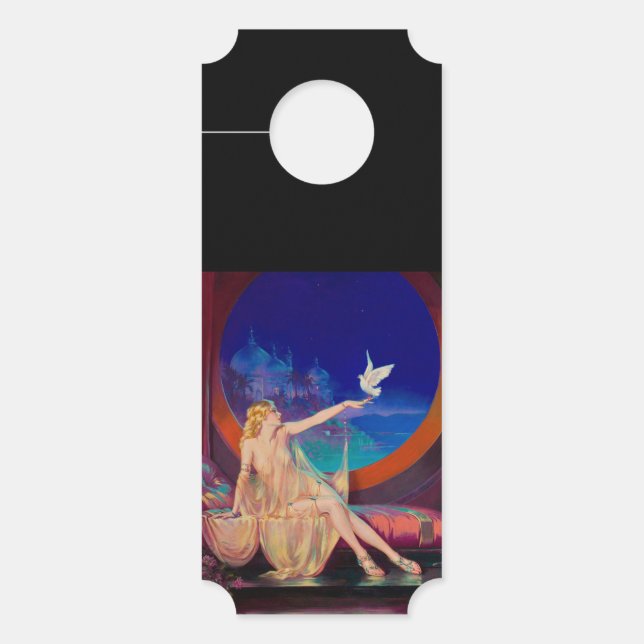 Sultana the Arabian Sultan's Concubine 1925 Door Hanger (Front)