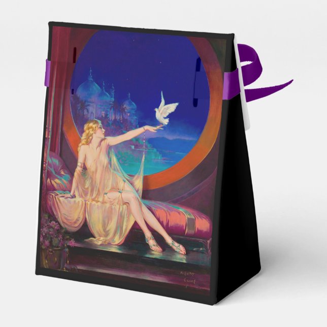 Sultana the Arabian Sultan's Concubine 1925 Favour Box (Back Side)