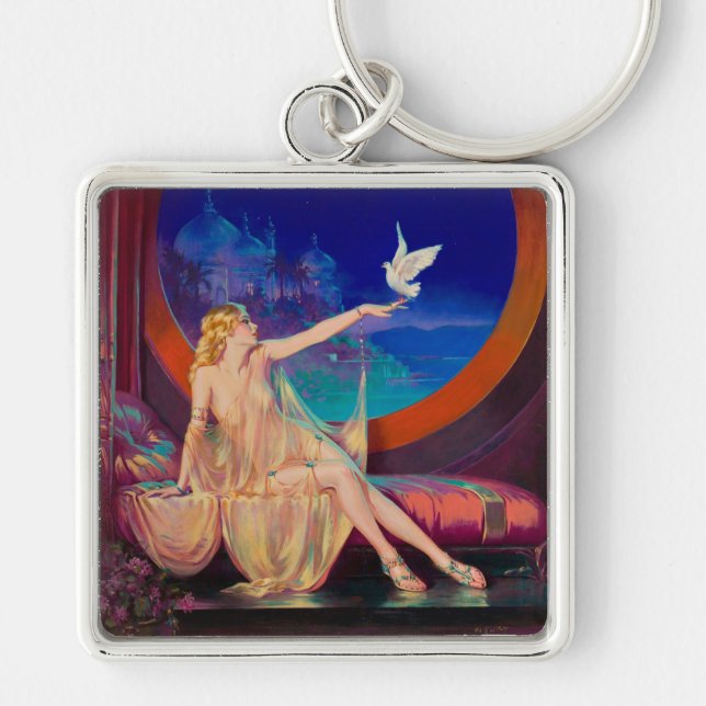 Sultana the Arabian Sultan's Concubine 1925 Key Ring (Front)