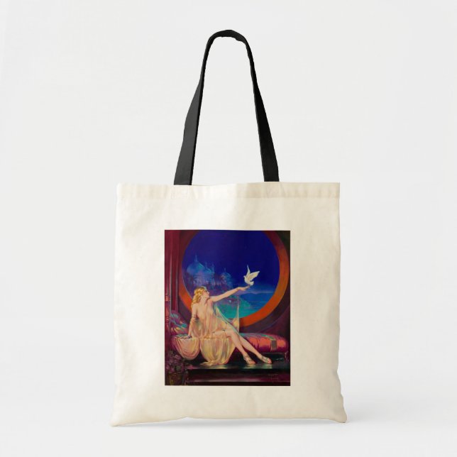 Sultana the Arabian Sultan's Concubine 1925 Tote Bag (Front)