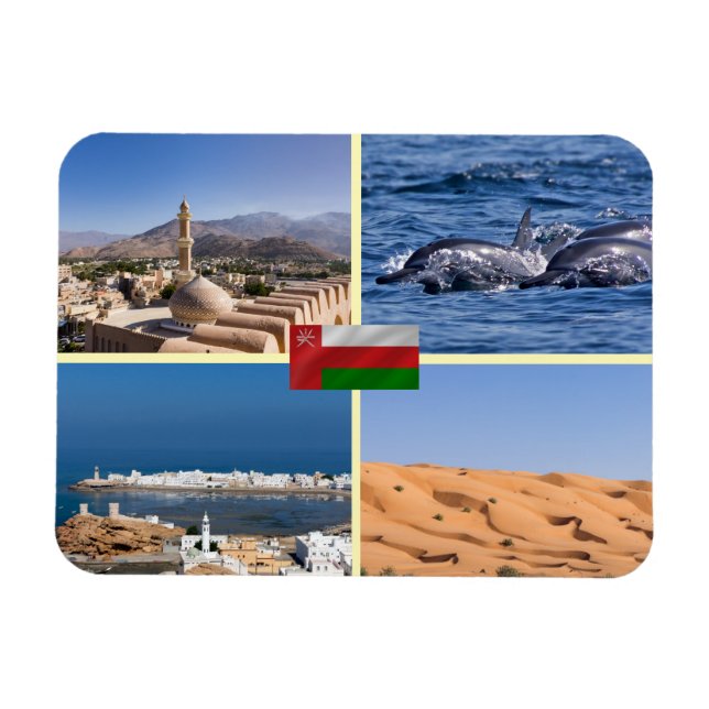 Sultanate of Oman landmarks Magnet (Horizontal)