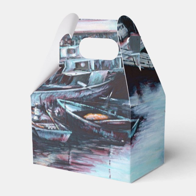 Sultry Prelude to Dusk, Jaffe, Israel Favour Box (Front Side)