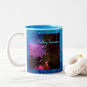 Sultry Summer Two-Tone Coffee Mug