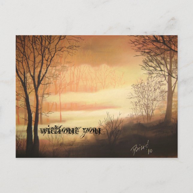 suma 2, without you postcard (Front)