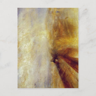 Sumario J. M. W. Turner - Rain, Steam and Speed - Postcard