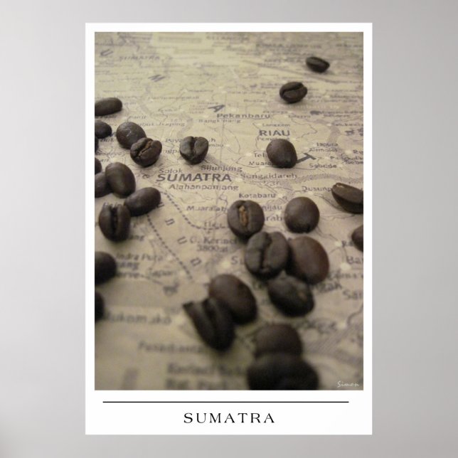 Sumatra - Send Coffee Art Poster (Front)