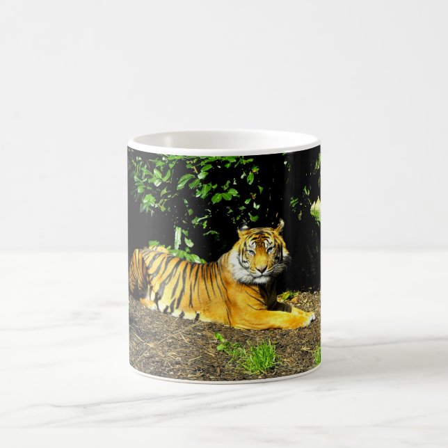 Sumatran tiger animal coffee mug (Center)