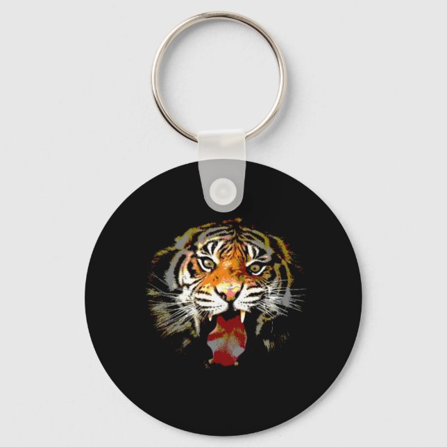Sumatran Tiger Key Ring (Front)