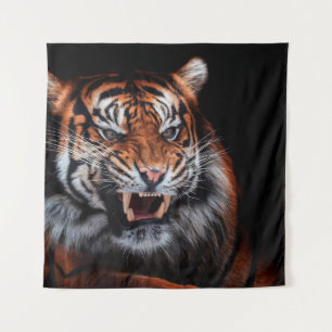 Sumatran tiger (Panthera tigris sumatrae) beautifu Tapestry
