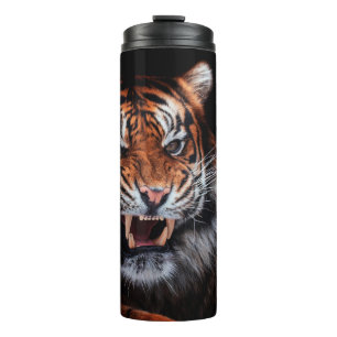 Sumatran tiger (Panthera tigris sumatrae) beautifu Thermal Tumbler