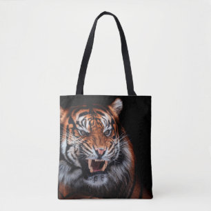 Sumatran tiger (Panthera tigris sumatrae) beautifu Tote Bag