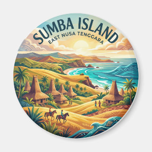 Sumba Island Indonesia Magnet