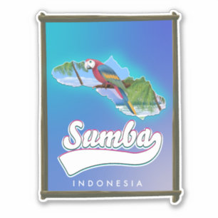 Sumba Island Indonesia travel map