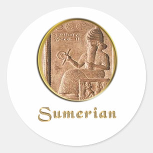 Sumerian Classic Round Sticker