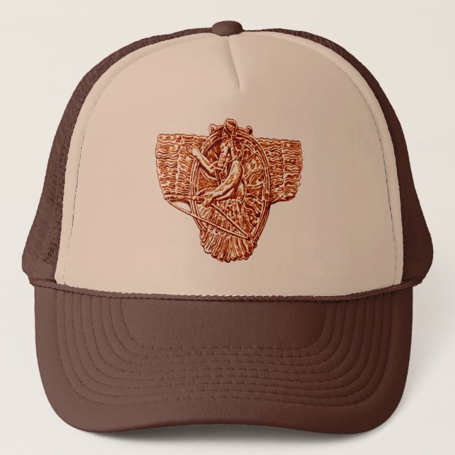 *Sumerian Mythology*  Winged Gods Trucker Hat (Front)