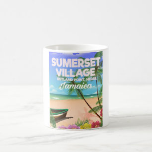 Sumerset Village Jamaica travel poster Coffee Mug