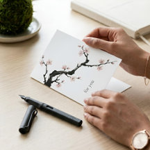Sumi-E Ink | Cherry Blossom | Custom Mothers Day
