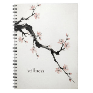 Sumi-E Ink Cherry Blossom Mindful Notebook
