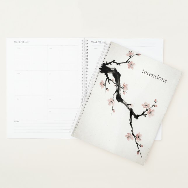 Sumi-E Ink | Cherry Blossom | Weekly/Monthly Planner (Display)