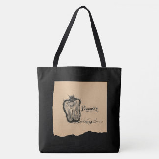 Sumi-e_Piman Tote Bag
