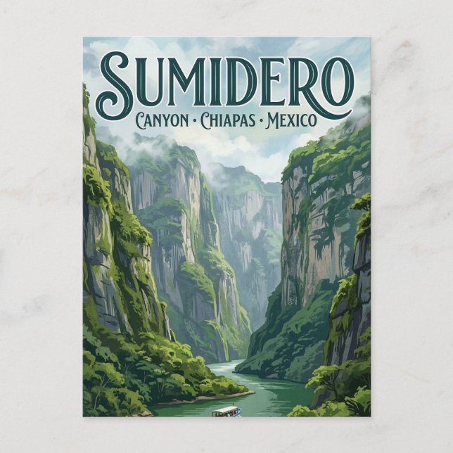 Sumidero Canyon Postcard (Front)