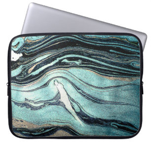 Suminagashi, Japanese Marbling Art. Laptop Sleeve