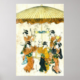 Sumiyoshi Dance 1791 Poster