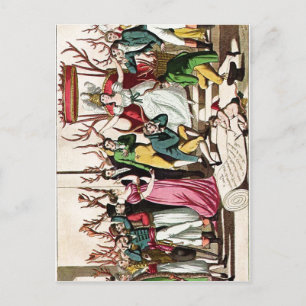 Summary A satirical coloured French print, ca. 181 Postcard