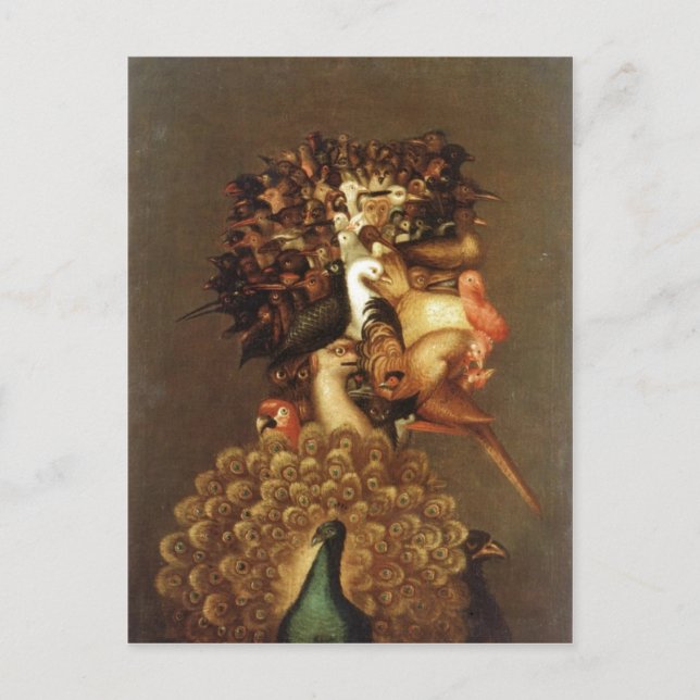Summary Description Giuseppe Arcimboldo The Air .  Postcard (Front)