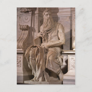 Summary Description Michelangelo Buonarroti : Mose Postcard