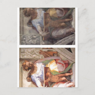 Summary Description Sistine Chapel, the prophet Da Postcard