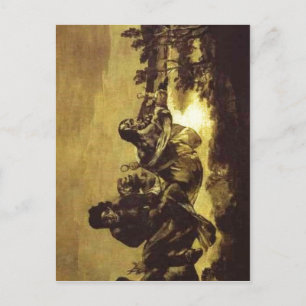 Summary Francisco de Goya, The Fates Atropos (ca 1 Postcard