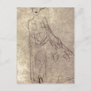 Summary Klimt, Gustav Studie f?r das Gem?lde Bildn Postcard