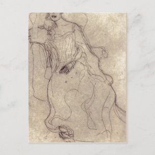 Summary Klimt, Gustav Studie f?r das Gem?lde Bildn Postcard